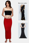 Zivame All Day Slit Mermaid Saree Shapewear - Red — thumbnail 3